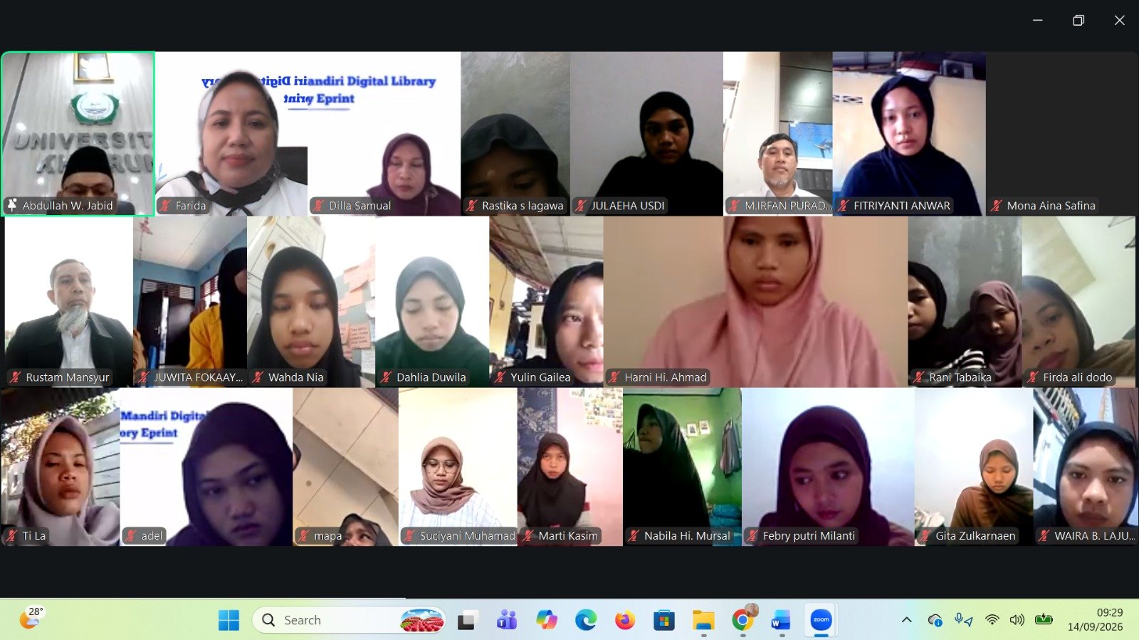 Kegiatan Webinar Upload Mandiri Digilib-Repositori-e-Print Untuk Mahasiswa dan Dosen